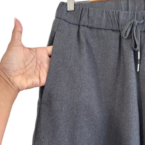 A.P.C Mens Gray Drawstring Stretch Slim-Fit Straight Leg Casual Pant Size XS/46 - Picture 4 of 13